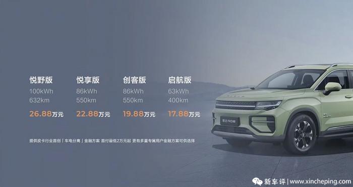 吉利旗下雷达 RD6 正式上市，售价 17.88 万元起，续航 632km，还有 5 项权益等你拿